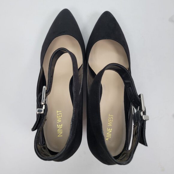 Nine West LucyLou Women's Black Wedge US Size 11M NWB - Picture 7 of 11